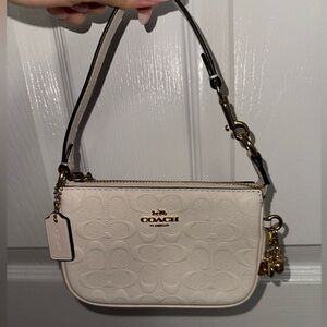 Coach Nolita 15 In Signature Leather - Gold/Chalk